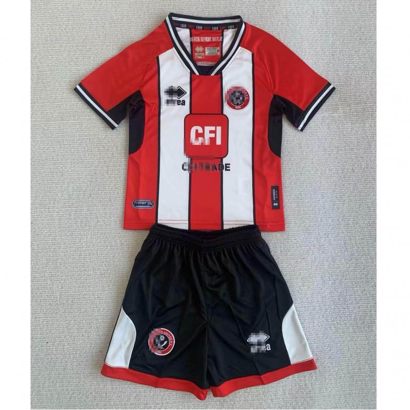 Camiseta Sheffield United 2023/2024 Home Niño Kit